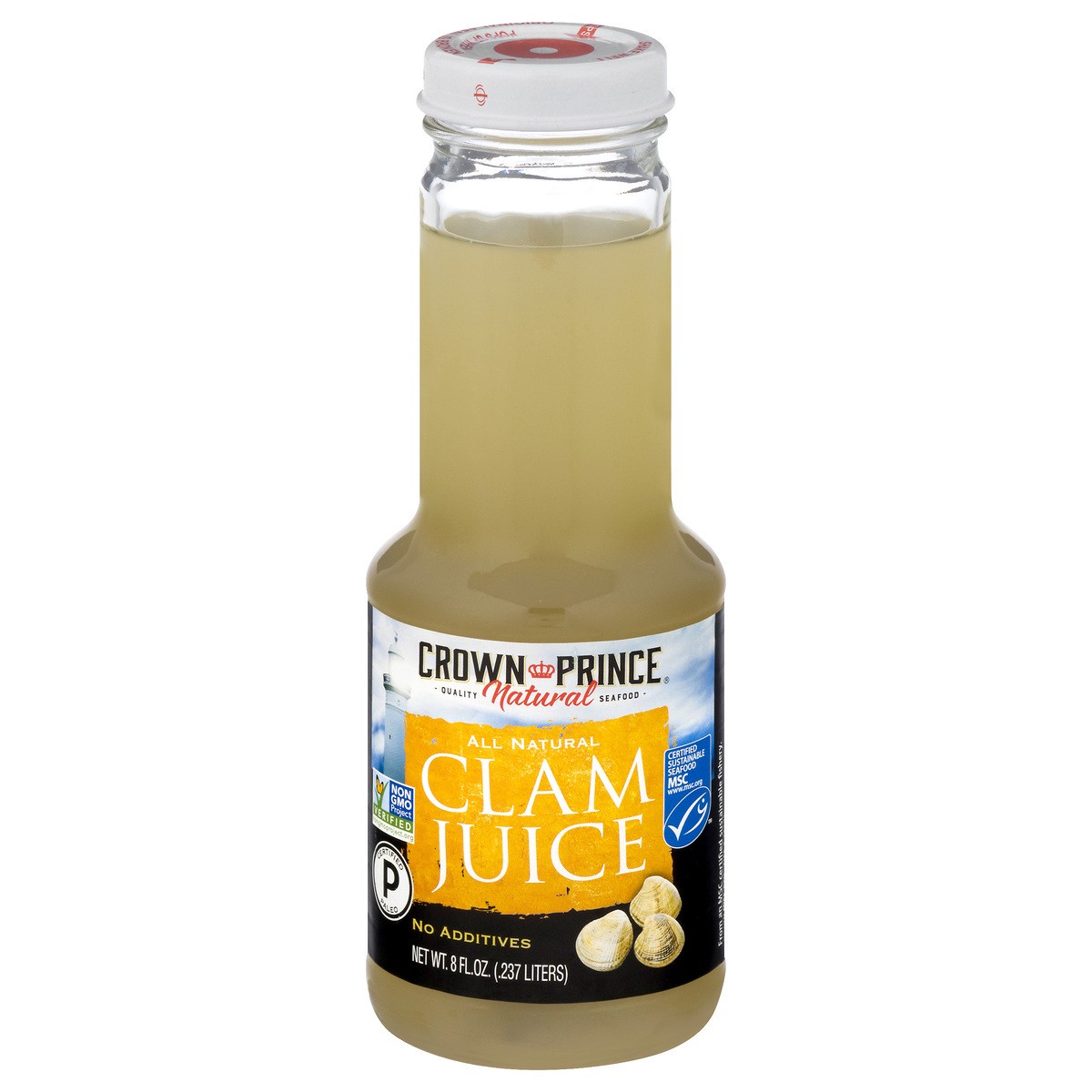 slide 5 of 12, Crown Prince Natural Clam Juice - 8 oz, 8 oz