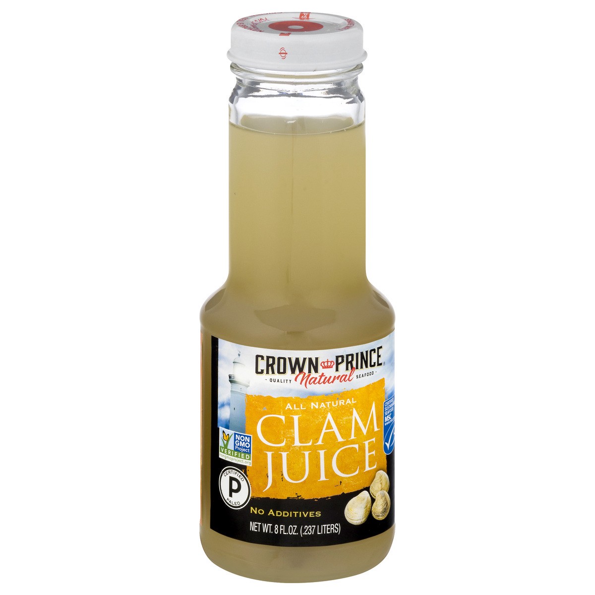 slide 8 of 12, Crown Prince Natural Clam Juice - 8 oz, 8 oz