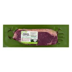 Nature's Promise 100% Grass-fed Beef New York Strip Loin Steak Fresh
