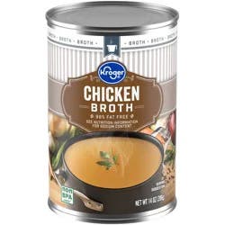 Kroger 99% Fat Free Chicken Broth