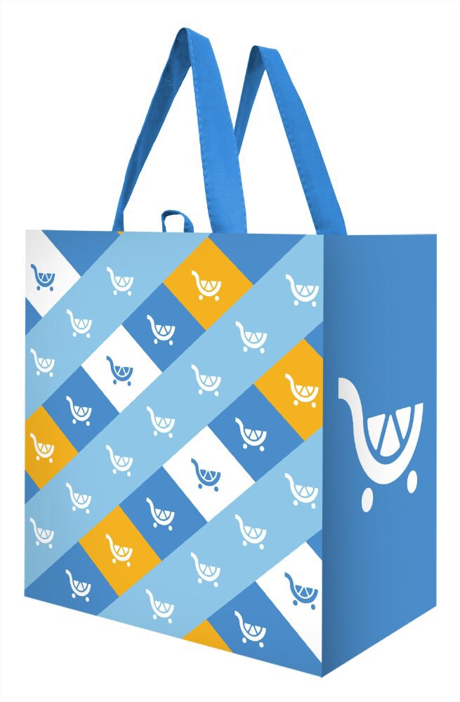 slide 1 of 1, Earthwise Lattice Carts Reusable Bag, 1 ct