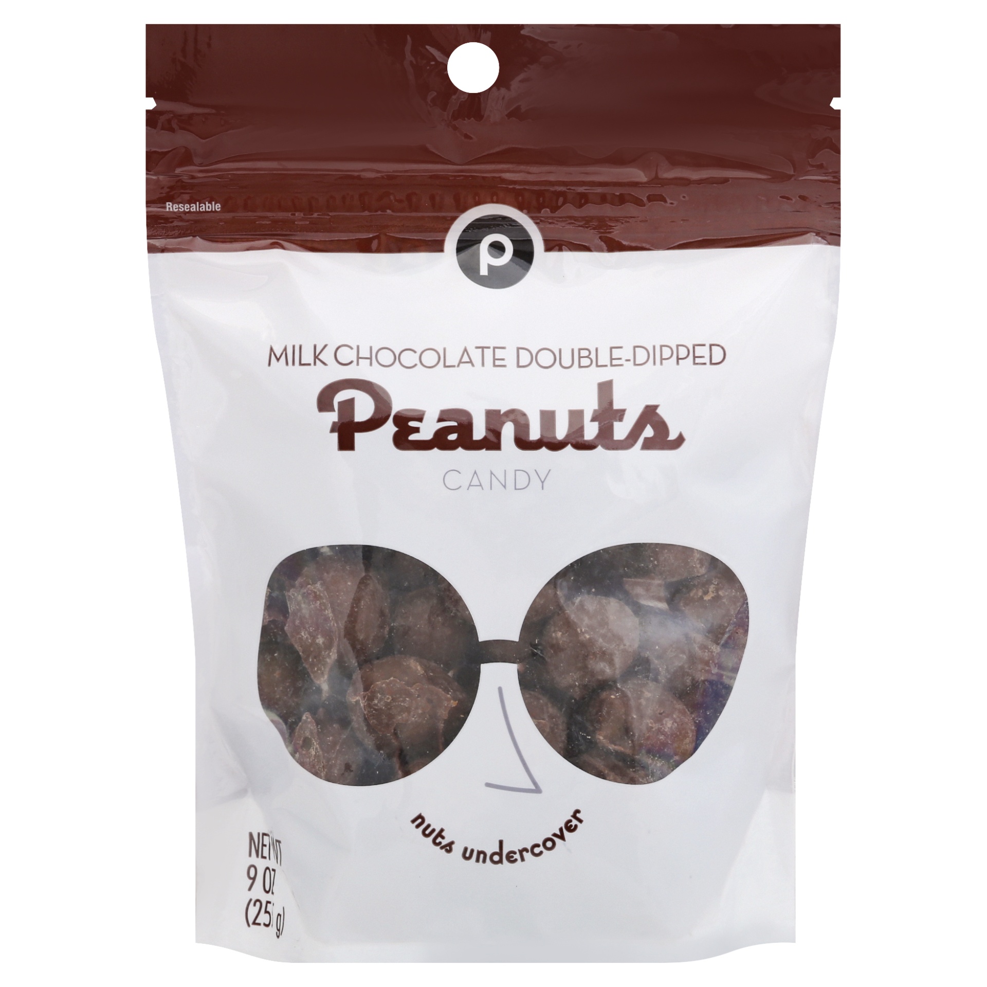 slide 1 of 1, Publix Milk Chocolate Double-Dipped Peanuts, 9 oz