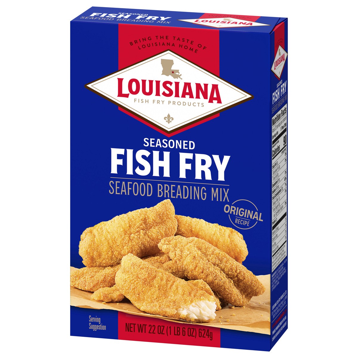 slide 6 of 14, Louisiana Fish Fry Products Seasoned Fish Fry Seafood Breading Mix 22 oz, 22 oz