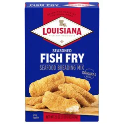 Louisiana Fish Fry Products Seasoned Fish Fry Seafood Breading Mix 22 oz