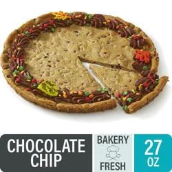 Bakery Fresh Autumn Colossal Chocolate Chip Cookie Cake