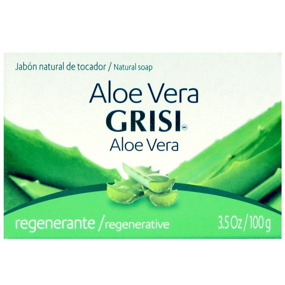 slide 2 of 2, Grisi Aloe Vera Regenerative Natural Soap, 3.5 oz