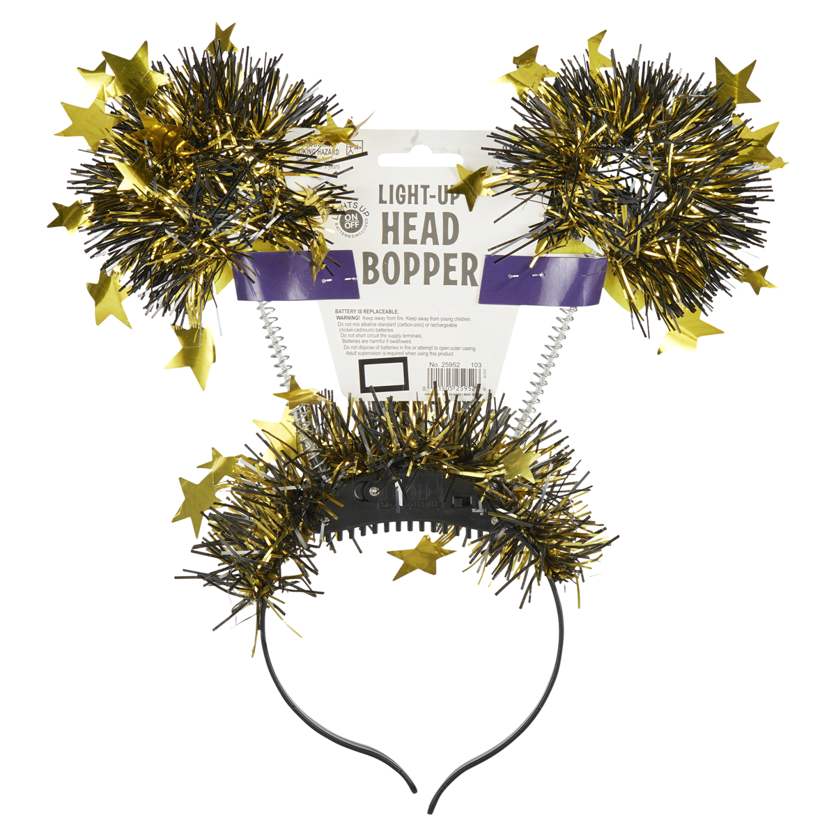 slide 6 of 29, New Year Light-Up Head Bopper, 1 ct