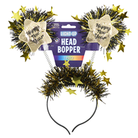 slide 21 of 29, New Year Light-Up Head Bopper, 1 ct