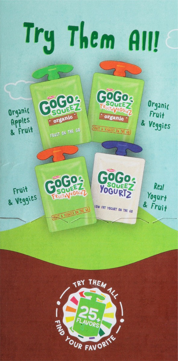 slide 4 of 14, GoGo squeeZ 12-Pack Apple Cinnamon Applesauce 12 Pouches 3.2 oz Pouch 12 ea, 12 ct