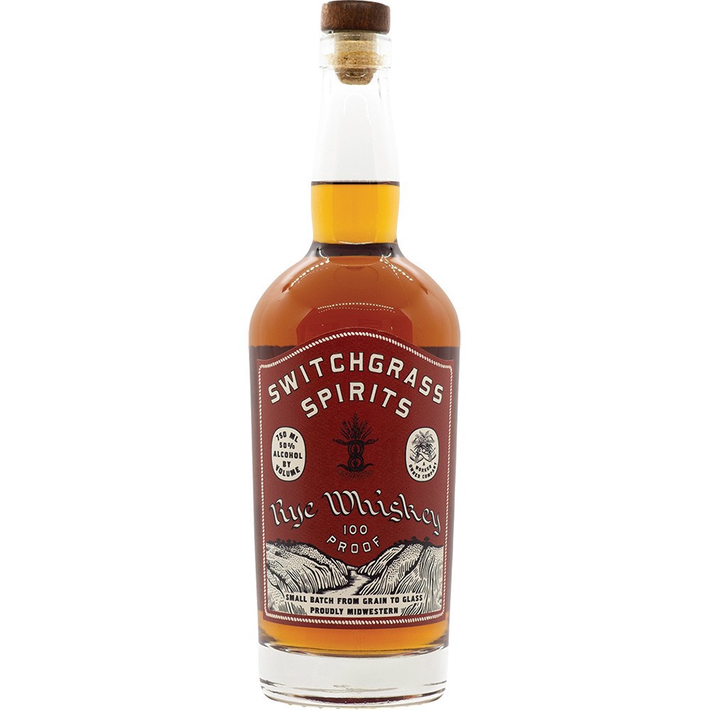 slide 1 of 1, Switchgrass Spirits Rye Whiskey, 750 ml