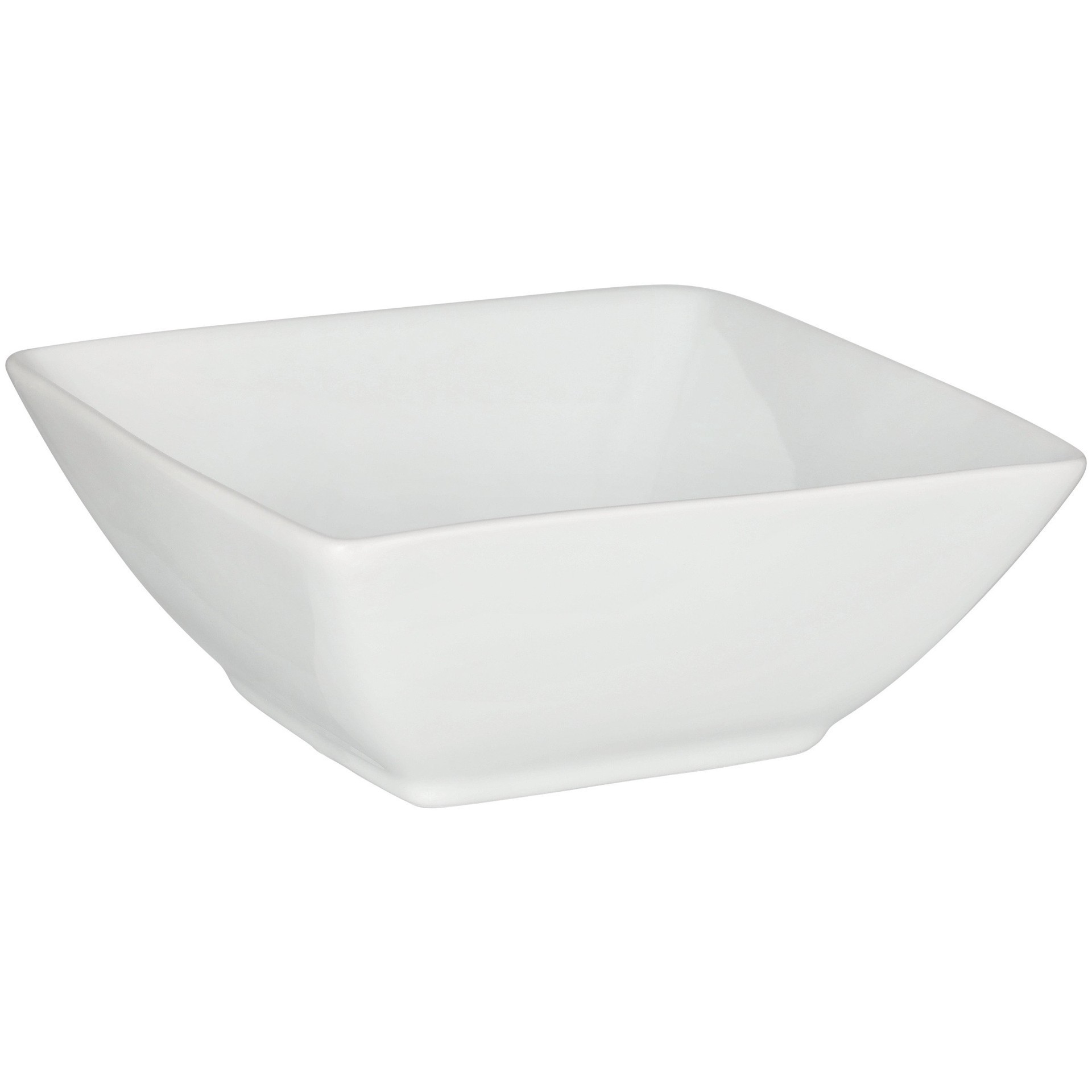 slide 1 of 1, our goods Square Porcelain Cereal Bowl - White, 6ftft
