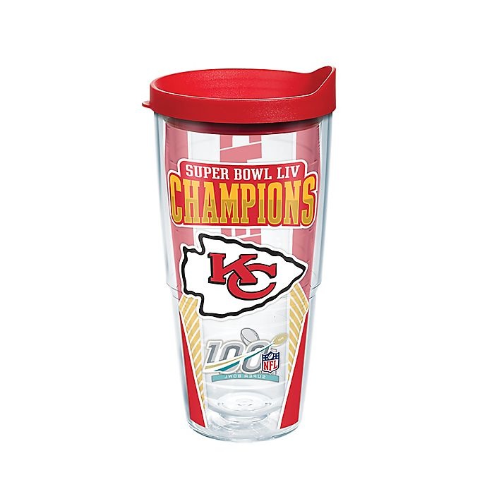 slide 1 of 2, Tervis NFL Kansas City Chiefs Super Bowl LIV Champions Tumbler with Lid, 24 oz