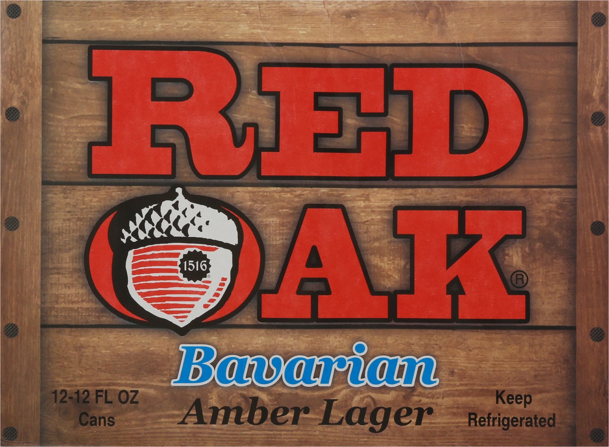 slide 9 of 9, Red Oak Amber Lager Bavarian Beer 12 - 12 fl oz Cans, 12 ct