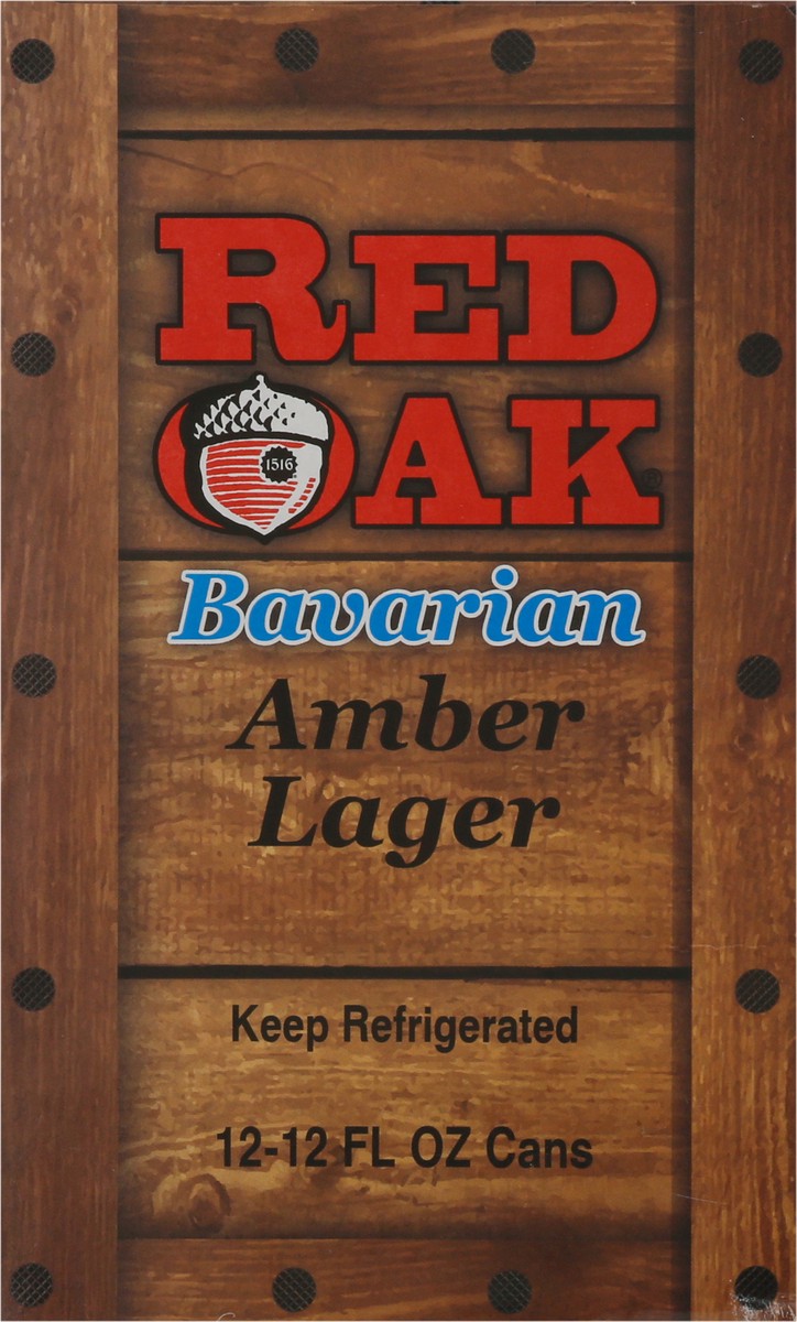 slide 3 of 9, Red Oak Amber Lager Bavarian Beer 12 - 12 fl oz Cans, 12 ct