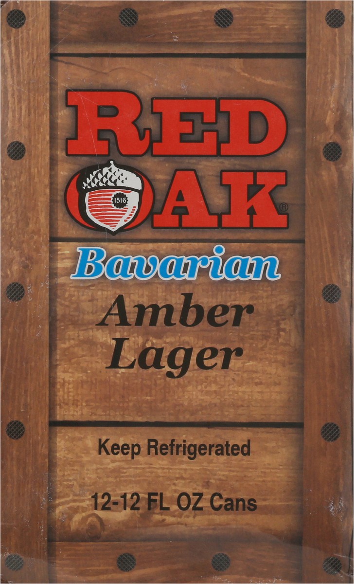slide 7 of 9, Red Oak Amber Lager Bavarian Beer 12 - 12 fl oz Cans, 12 ct