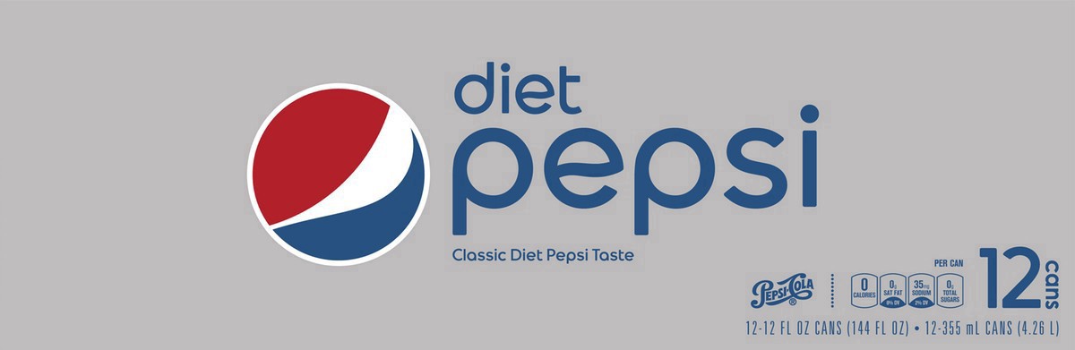 slide 7 of 7, Pepsi Diet Cola, 12 ct; 12 oz