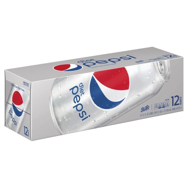 slide 1 of 7, Pepsi Diet Cola, 12 ct; 12 oz