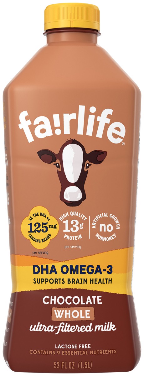 slide 1 of 1, fairlife Milk, 52 oz