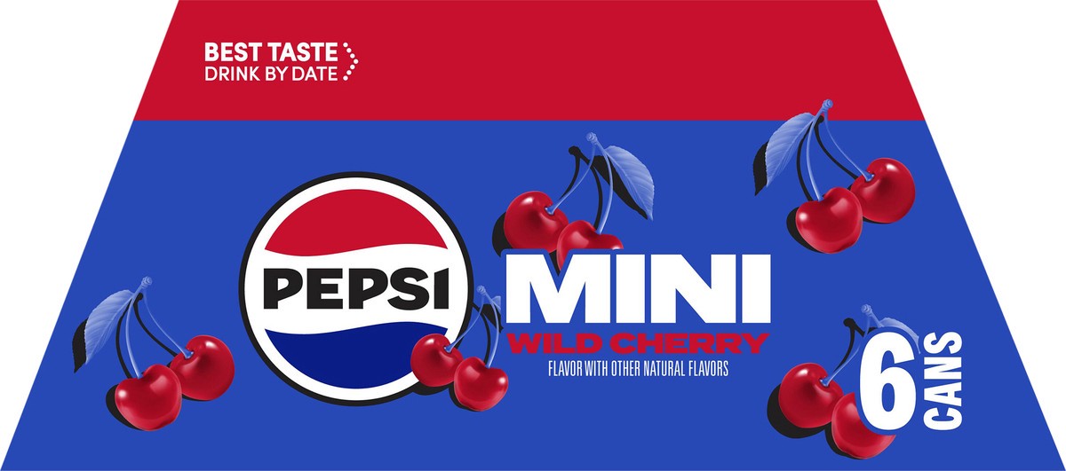 slide 3 of 11, Pepsi Soda Wild Cherry , Paperboard - 6 ct, 6 ct; 7.5 oz