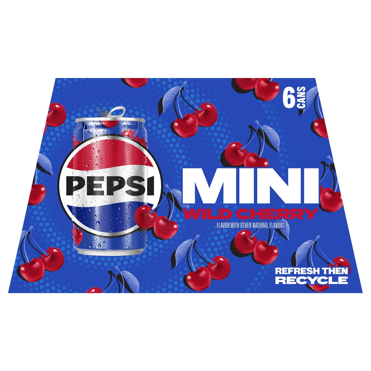 slide 1 of 11, Pepsi Soda Wild Cherry , Paperboard - 6 ct, 6 ct; 7.5 oz
