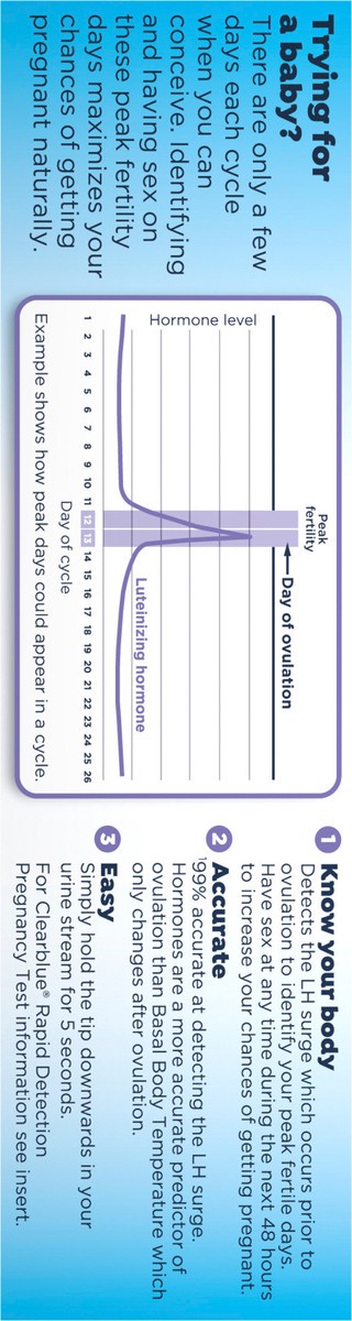 slide 4 of 5, Clearblue Ovulation Complete Starter Kit, 10 Ovulation Tests and 1 Pregnancy Test, 1 ct