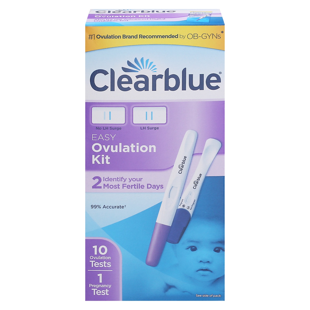 Clearblue Easy Ovulation Kit With Pregnancy Test - 11ct : Target