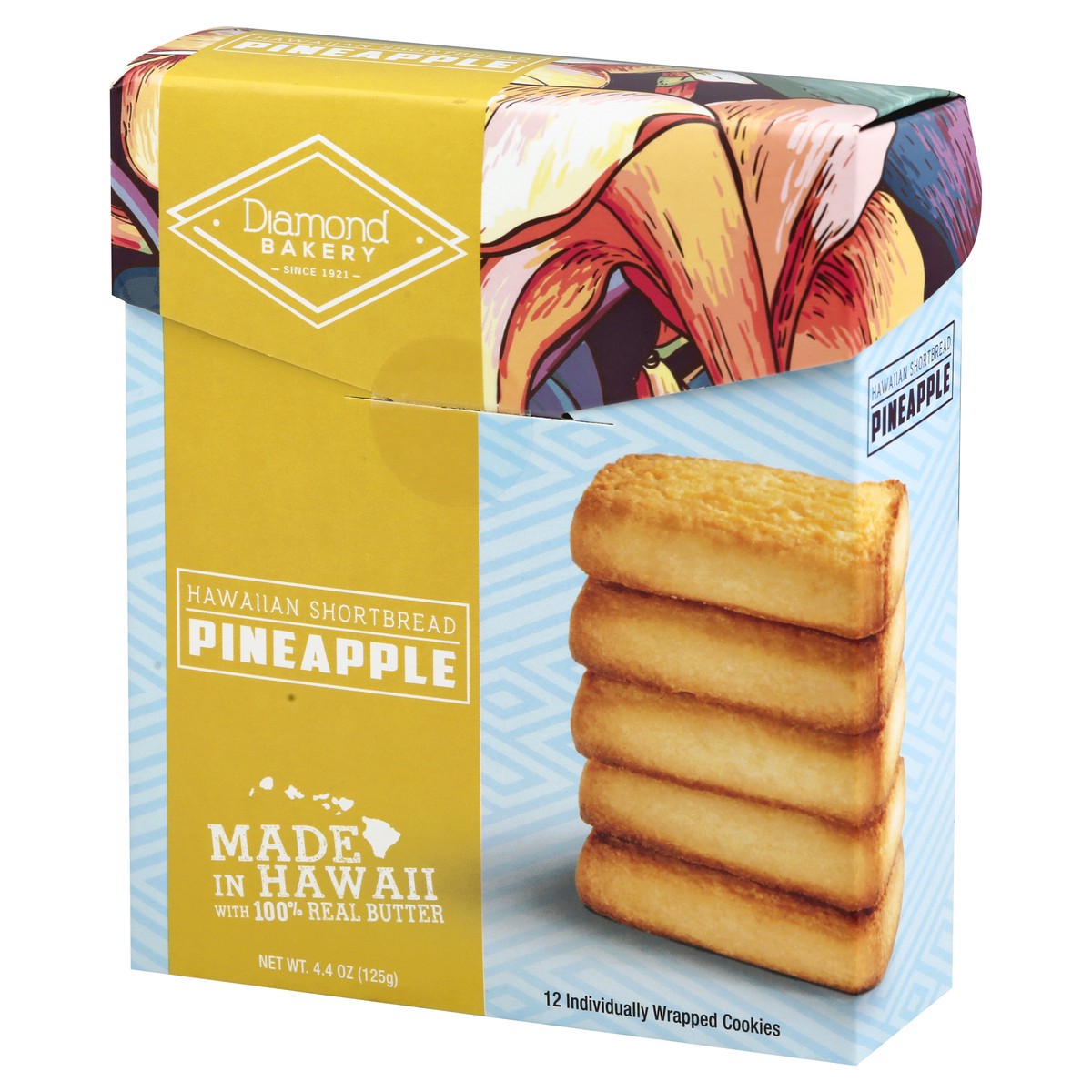 slide 2 of 10, Diamond Bakery Shortbread Pineapple, 4.4 oz