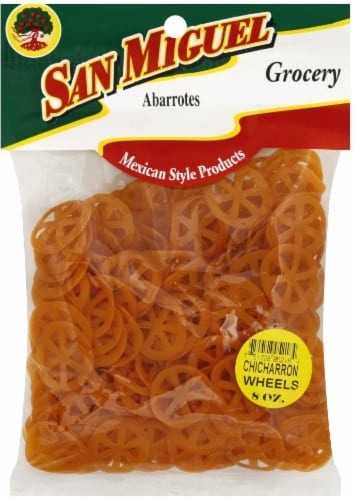 slide 1 of 1, San Miguel Chicharron Wheels, 8 oz