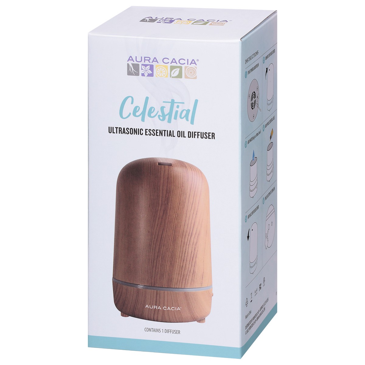 slide 4 of 9, Aura Cacia Celestial Ultra Diffuser, 1 ct