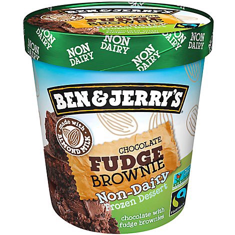 slide 1 of 1, Ben & Jerry's Chocolate Fudge Brownie Non-Dairy Frozen Dessert - 16 Oz, 16 oz