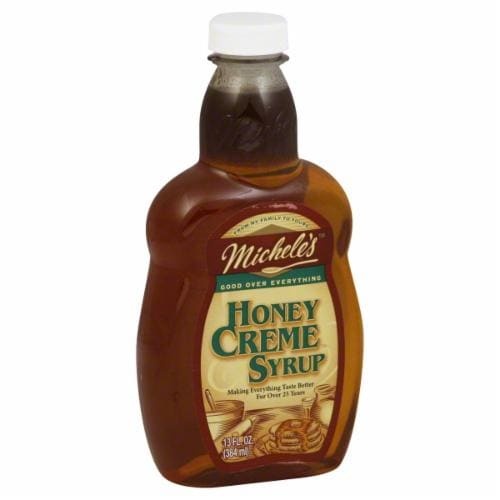 slide 1 of 1, Michele's Honey Creme Syrup, 13 fl oz
