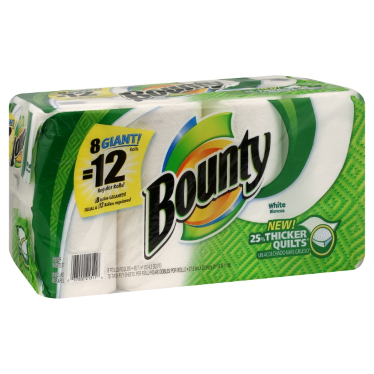 slide 1 of 1, Bounty Paper Towels 8 ea, 8 ct