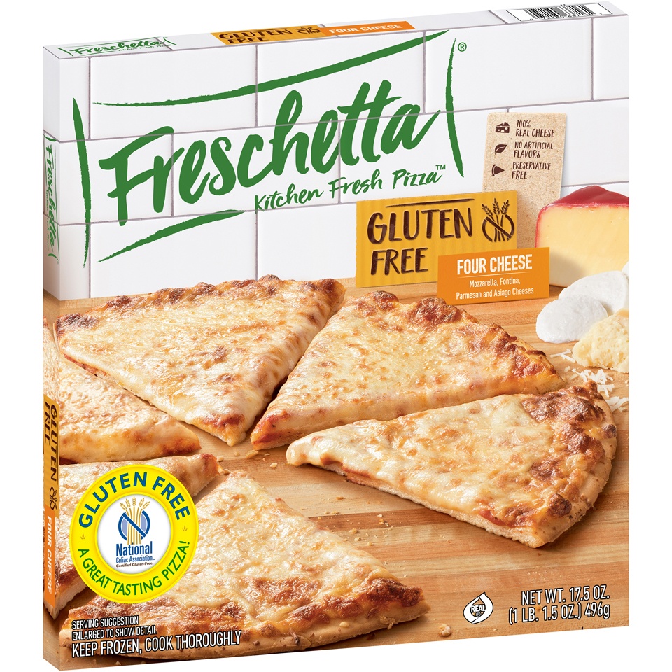 slide 2 of 9, Freschetta Four Cheese Gluten Free Pizza, 17.5 oz
