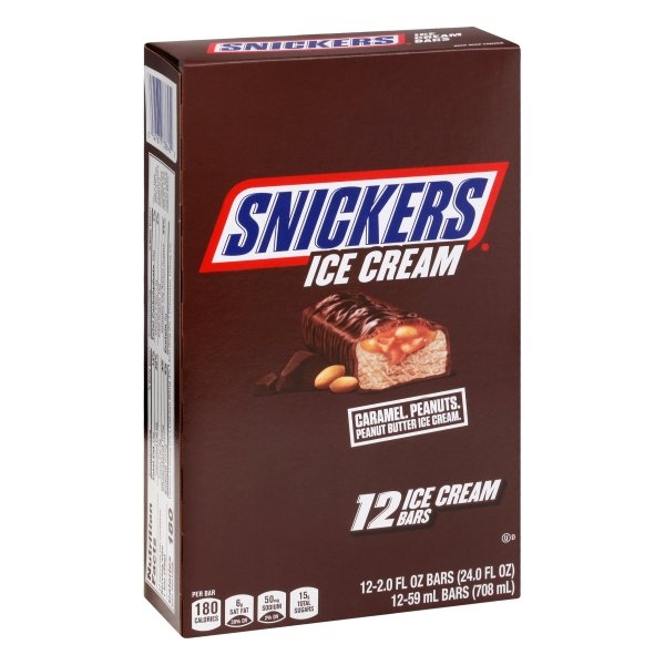 slide 1 of 9, Snickers Ice Cream Bar Value Pack, 24 oz