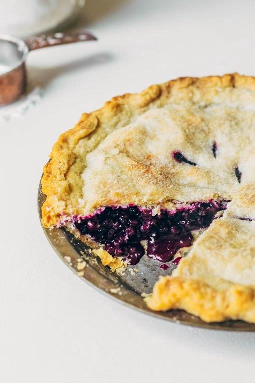 slide 1 of 1, 8'' Bluebry Pie (Tt), 24 oz