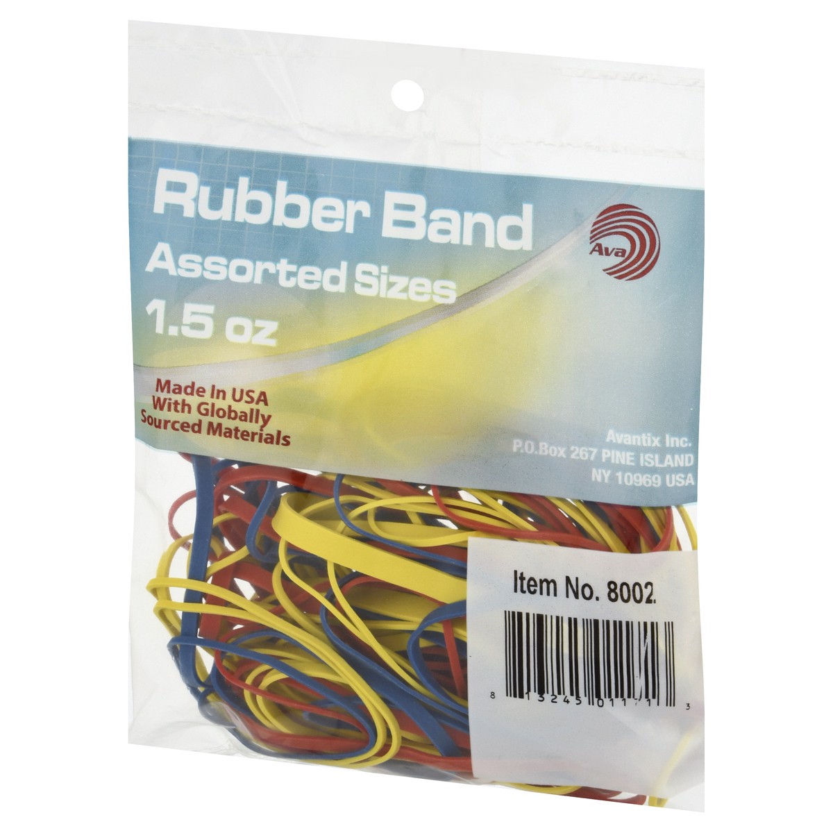 slide 4 of 9, AVA Assorted Sizes Rubber Band 1.5 oz, 1.5 oz