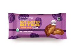 Sweet Nothings Organic Oatmeal Raisin Nut Butter Bites 2 Each