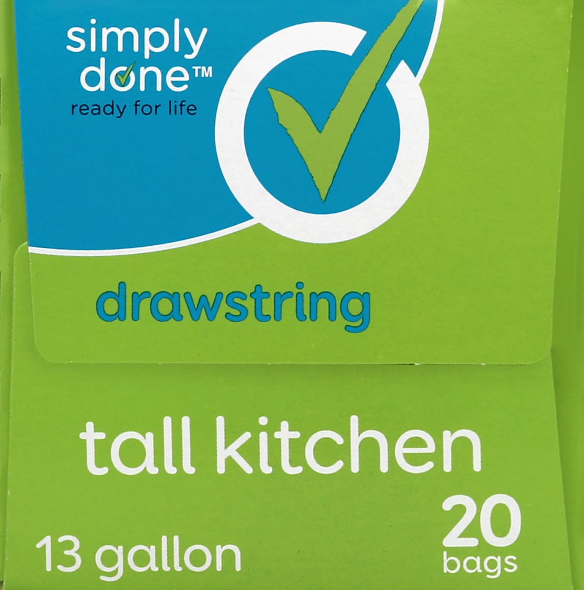 slide 2 of 6, Simply Done Tall 13Gal Kitchen Bags Pine Scent, 20 ct