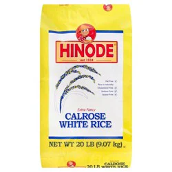 Hinode White Medium Grain Calrose Rice 20 lb
