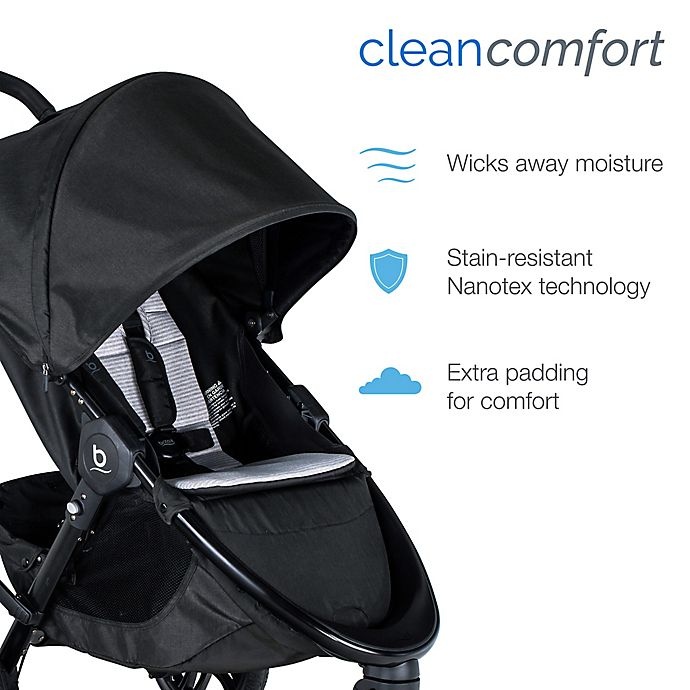 slide 8 of 8, Britax B-Free Premium Clean Comfort Travel System with Endeavours Infant Car Seat - Light Grey, 1 ct