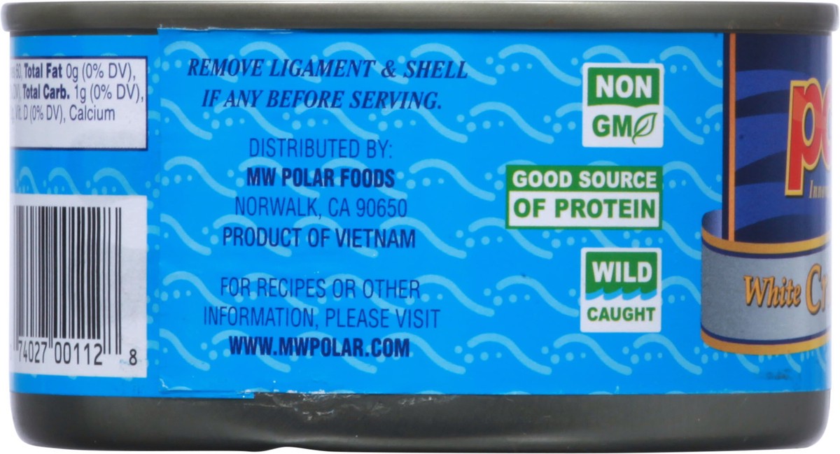 slide 2 of 9, Polar White Crab Meat, 6 oz