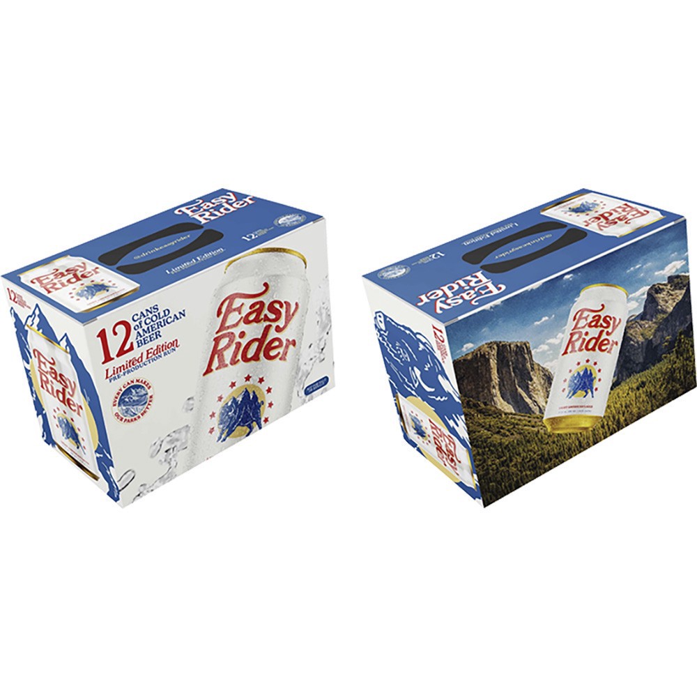 slide 1 of 1, Easy Rider Light American Lager Beer 12 - 12 fl oz Cans, 12 ct