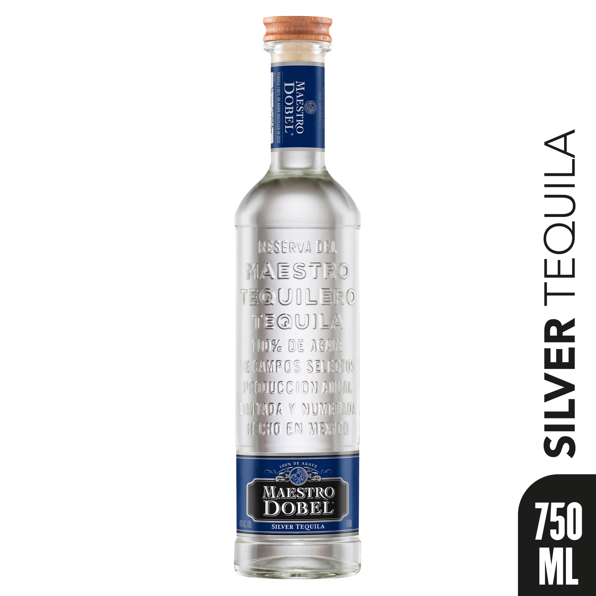 slide 5 of 9, Maestro Dobel Silver Tequila 750 ml, 750 ml