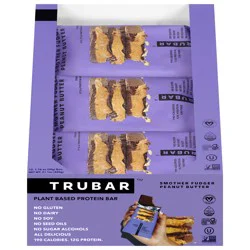 TruBar Smother Fudger Peanut Butter Protein Bar - 12 ct - 1.76 oz Bars