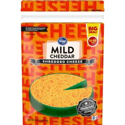 Kroger Mild Cheddar Shredded Cheese