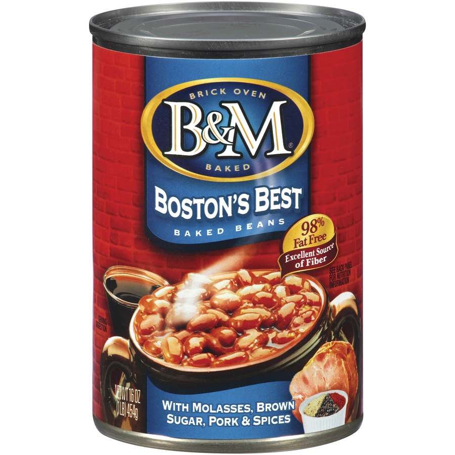 slide 1 of 3, B&M Boston's Best, 16 oz