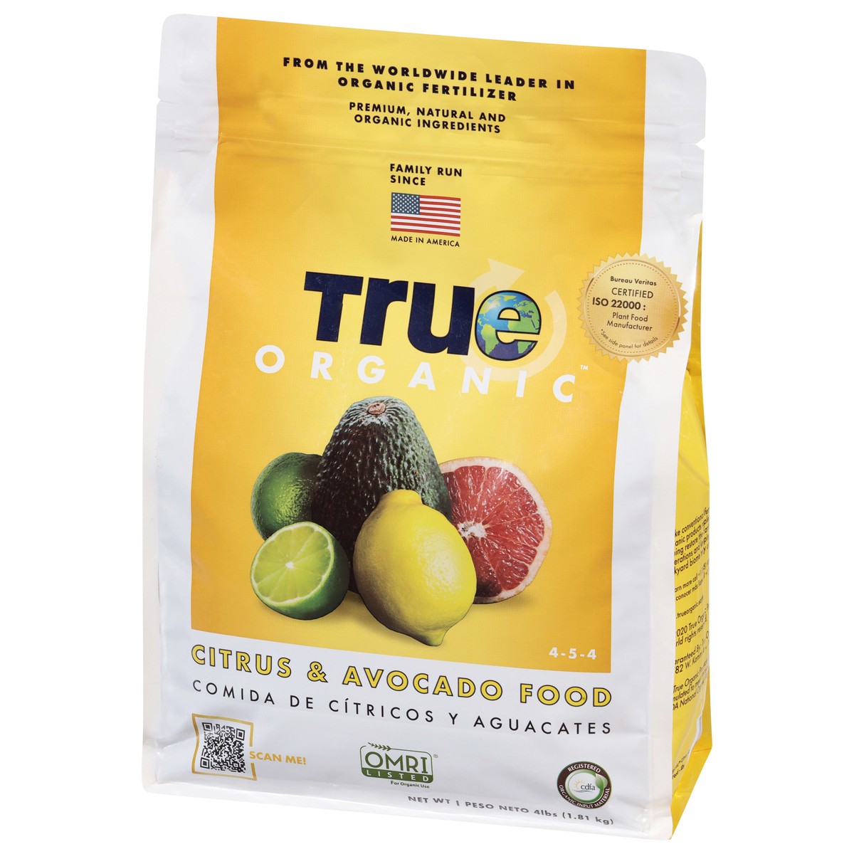 slide 9 of 11, True Organic 4-5-4 Citrus & Avocado Food 4 lb, 4 lb