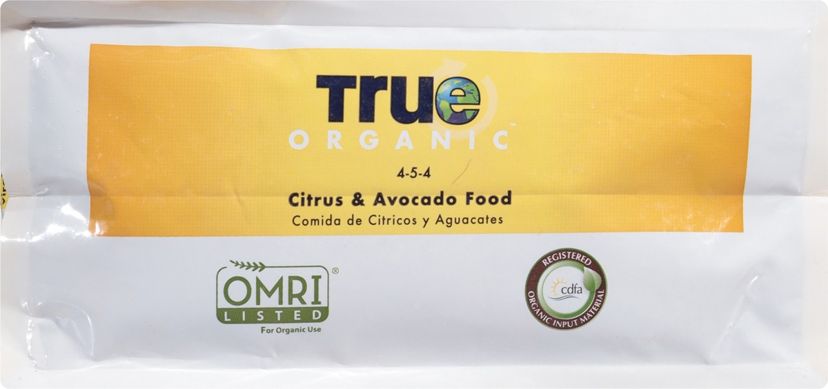 slide 10 of 11, True Organic 4-5-4 Citrus & Avocado Food 4 lb, 4 lb