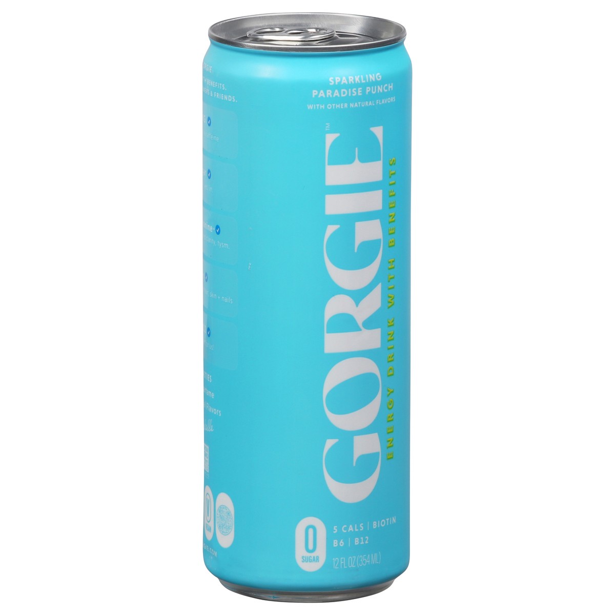 slide 4 of 13, Gorgie Sparkling Paradise Punch Energy Drink with Benefits 12 fl oz, 12 oz