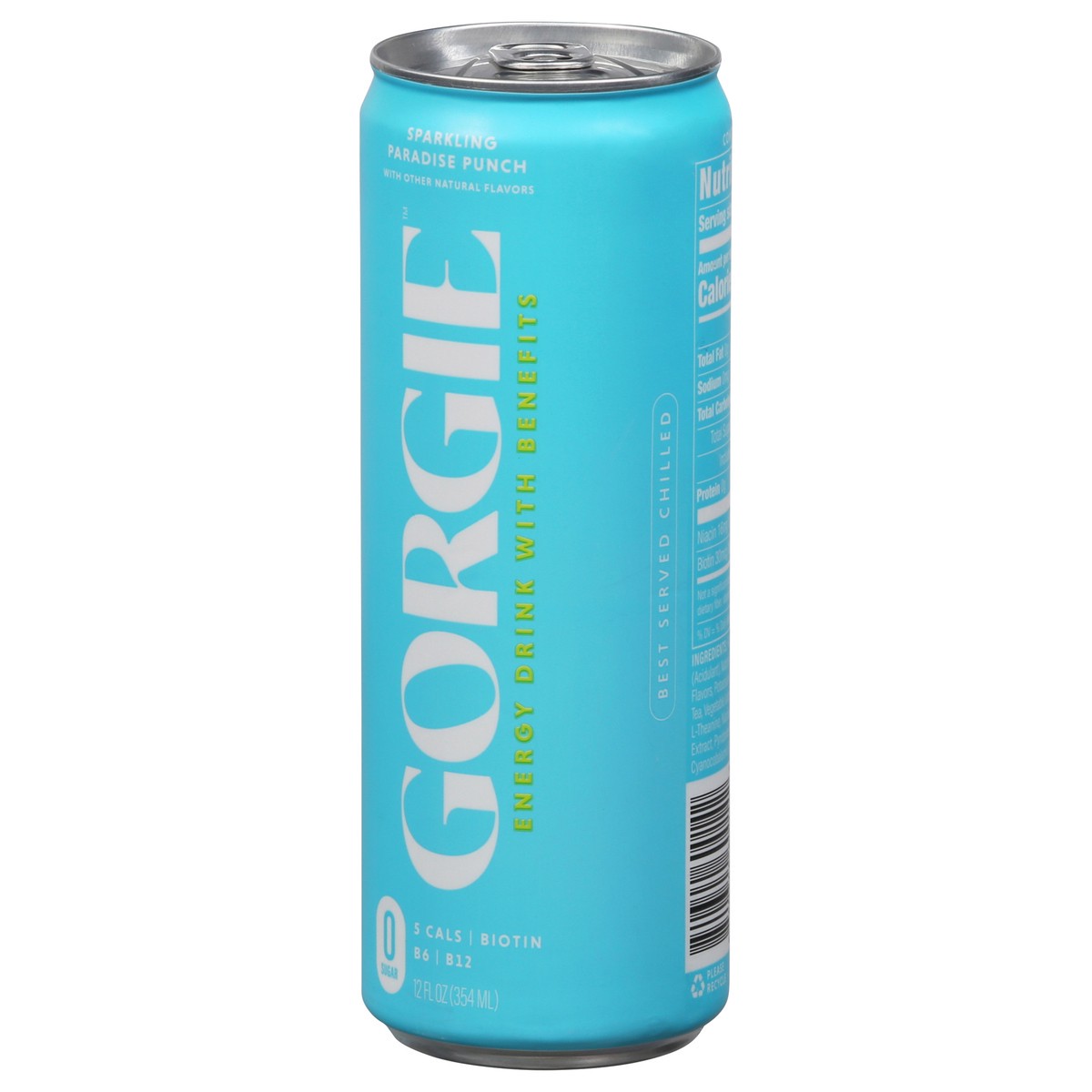 slide 10 of 13, Gorgie Sparkling Paradise Punch Energy Drink with Benefits 12 fl oz, 12 oz